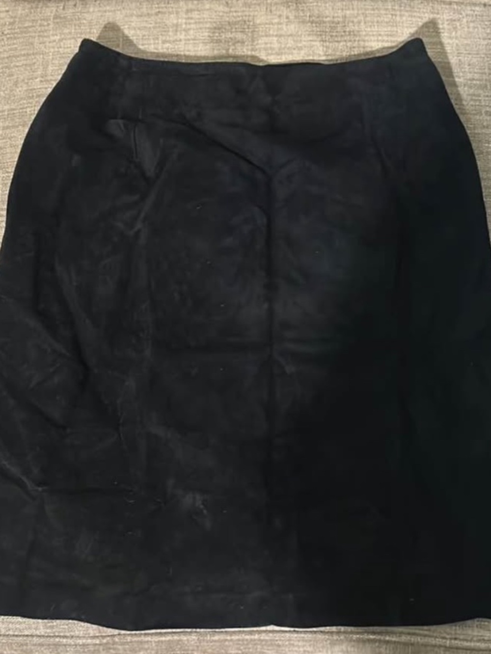 Vintage suede/leather skirt - Marquis - size 6